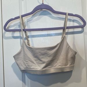 Fabletics: Sparkly Off White Sports Bra